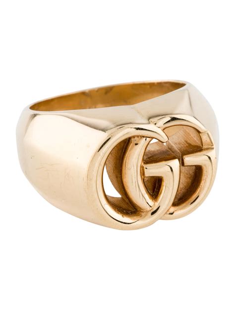 gucci mens rings gold